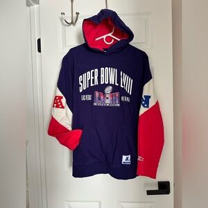 Super Bowl hoodie size large